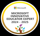 logo of Microsoft innovative educator expert 2024-2025