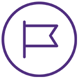 purple flag icon
