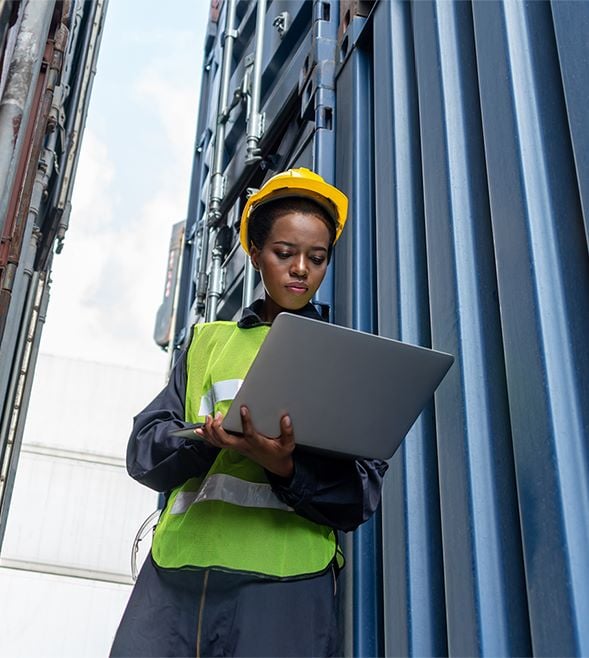 African engineer image