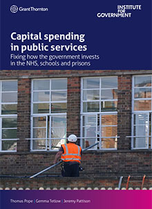 Capital spending in public services report