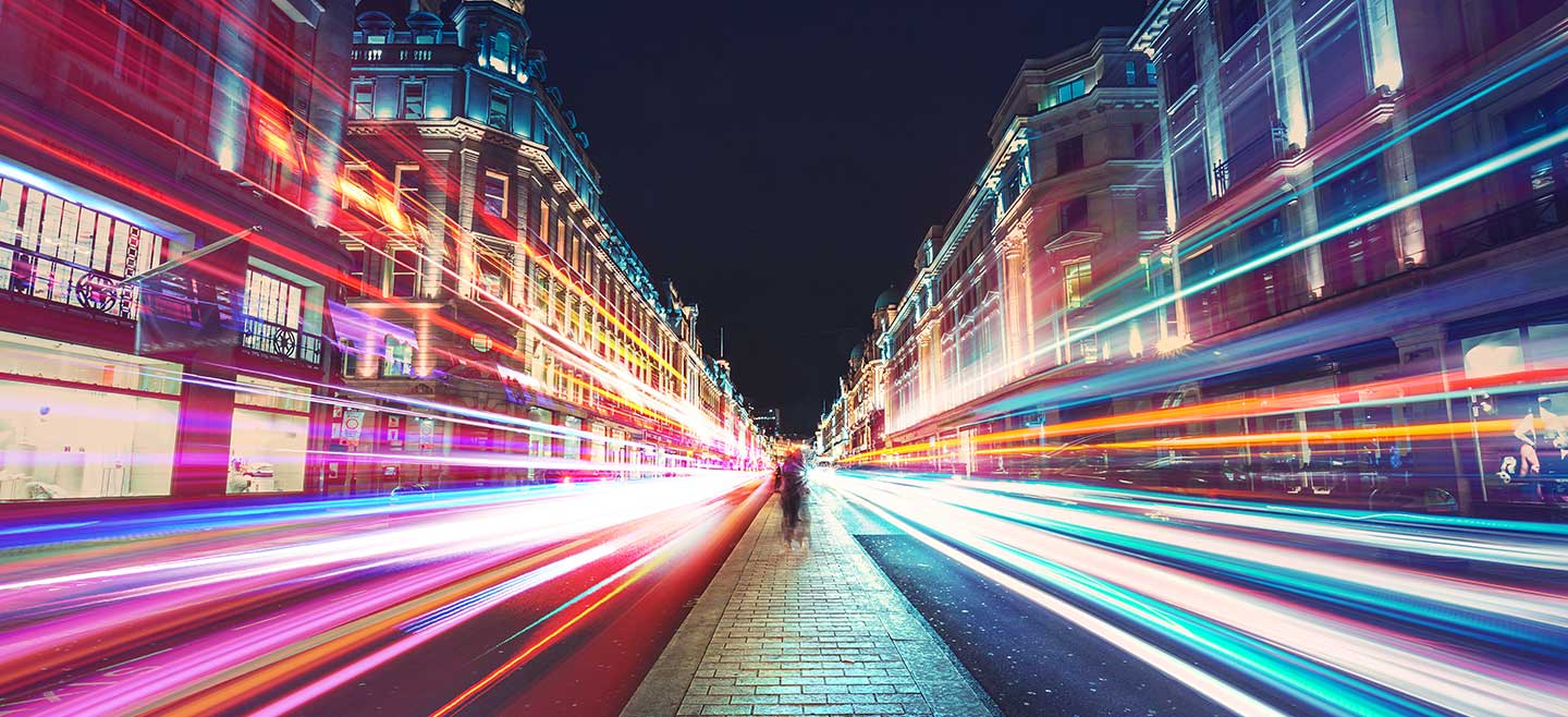 Road lights image