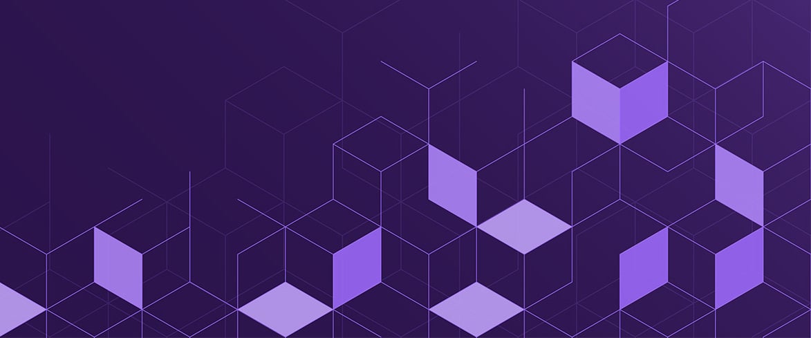 Abstract purple banner