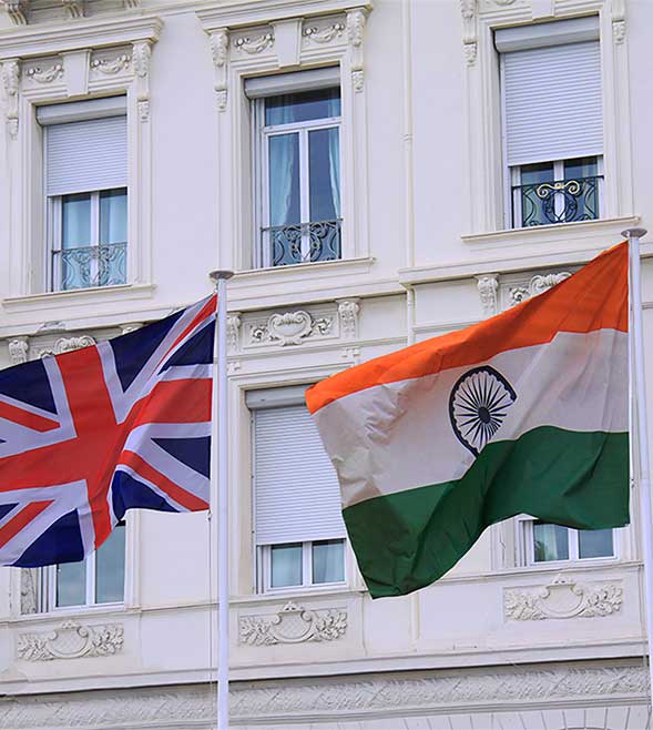India-Britain-flags