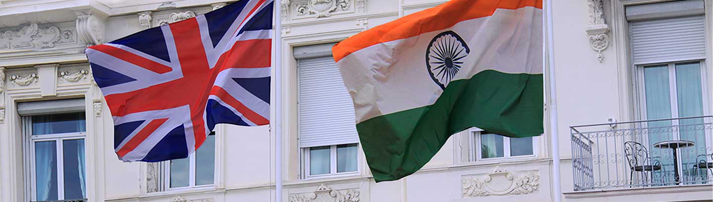 India-Britain-flags