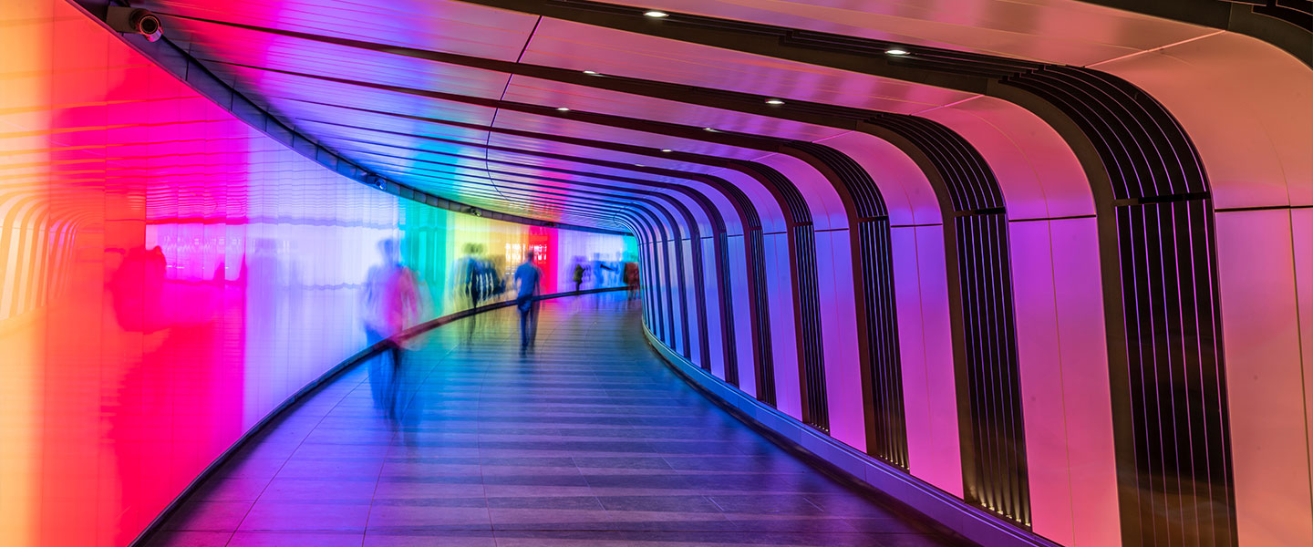 colourful corridor