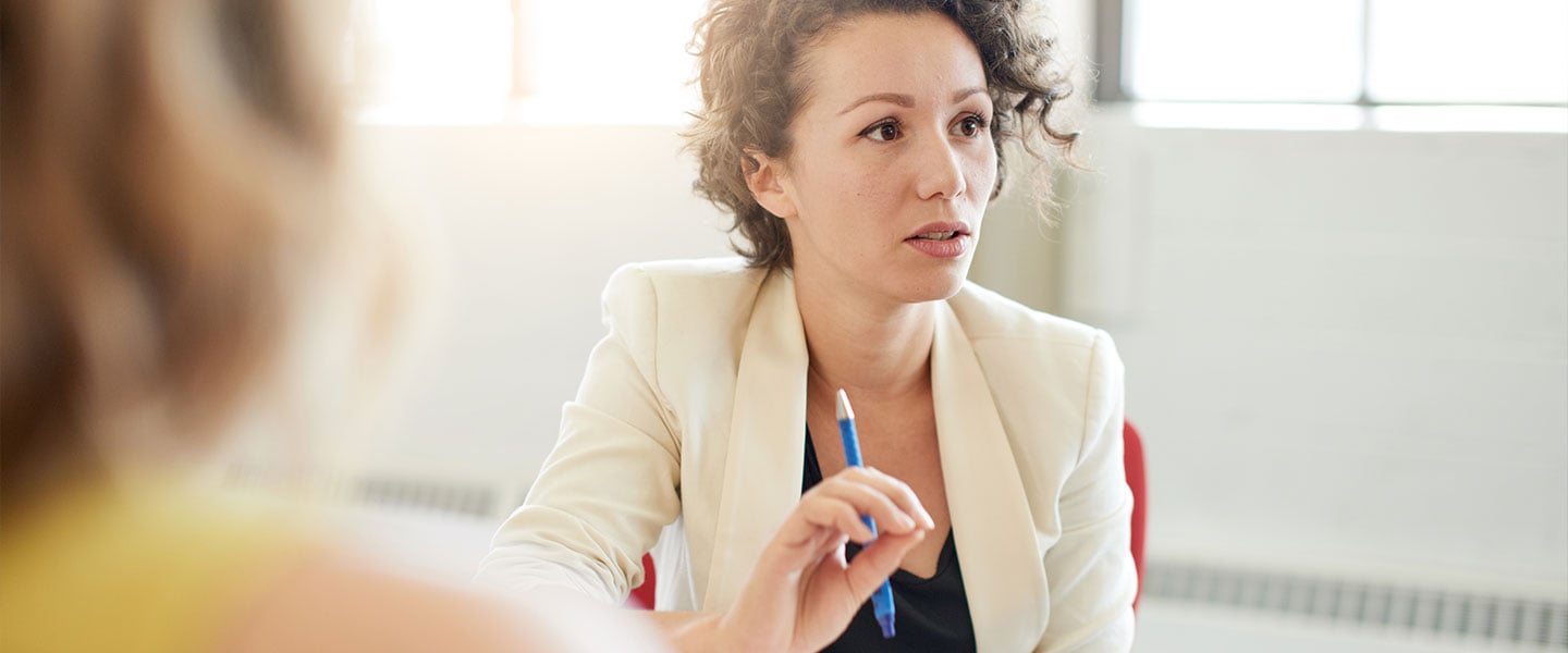 woman at work