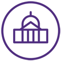 building dome purple icon