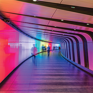 colourful corridor