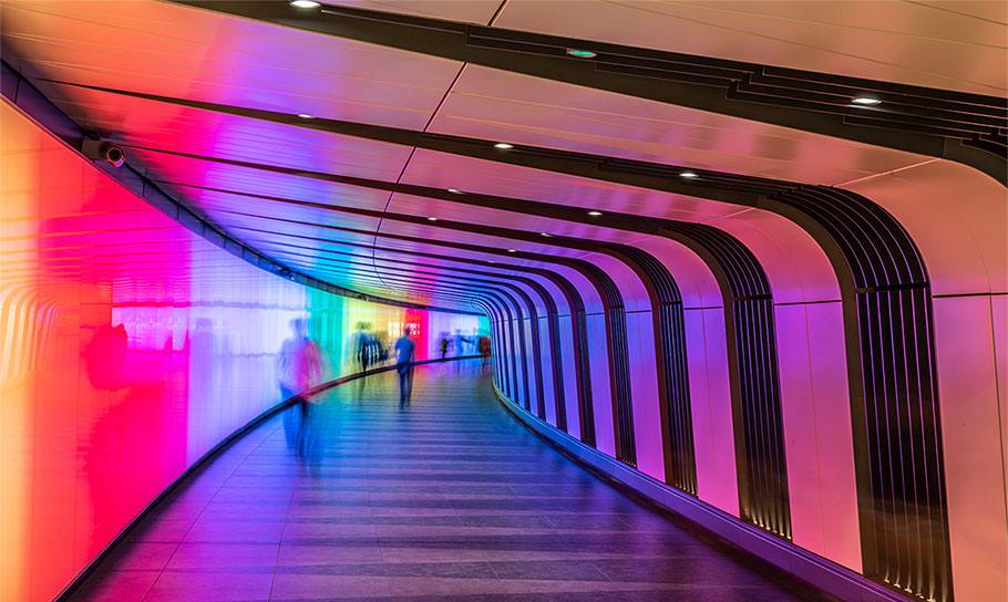 colourful corridor