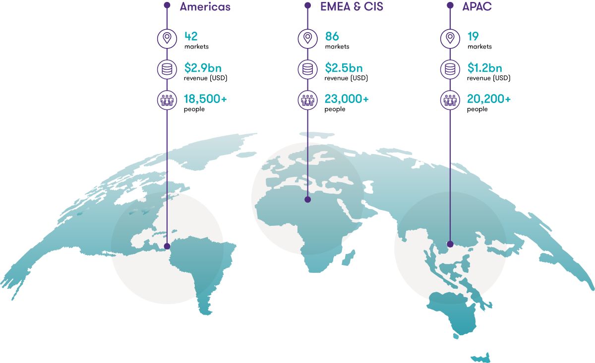 image depicting a global network map
