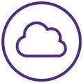 Cloud service icon